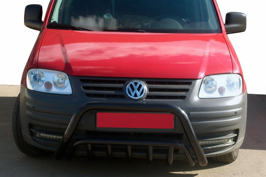 Volkswagen Caddy 2004-2010 Pałąk Przedni WT002 Czarny (Stal Nierdzewna) Image