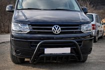 Volkswagen T5 2010-2015 Pałąk Przedni WT002 Czarny (Stal Nierdzewna) zdjęcia 1
