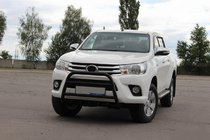 Toyota Hilux 2015- Osłona Przednia WT010 Czarna (Stal Nierdzewna) zdjęcia 3