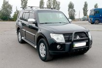 Mitsubishi Pajero Wagon IV 2006-2021 Pałąk Przedni QT011 Czarny (Stal Nierdzewna) zdjęcia 1