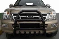Isuzu D-Max 2011-2019 Osłona Przednia QT007 Czarna (Stal Nierdzewna) zdjęcia 1