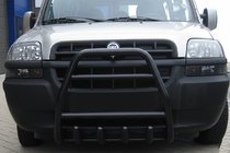 Fiat Doblo I 2001-2005 Przedni Pałąk QT007 Czarny (Stal Nierdzewna) zdjęcia 1