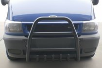 Ford Transit 2000–2014 Pałąk Przedni QT007 Czarny (2000-2006, Stal Nierdzewna) zdjęcia 1