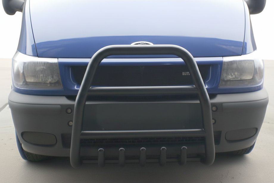Ford Transit 2000–2014 Pałąk Przedni QT007 Czarny (2000-2006, Stal Nierdzewna) Image