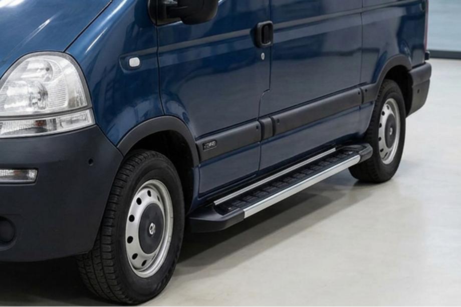 Opel Movano 2004-2010 Progi Boczné RedLine V1 (2 szt., Aluminium) Image