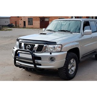 Pałąk Przedni QT007 Czarny (Stal Nierdzewna) Nissan Patrol Y61 1997-2011 zdjęcia 2