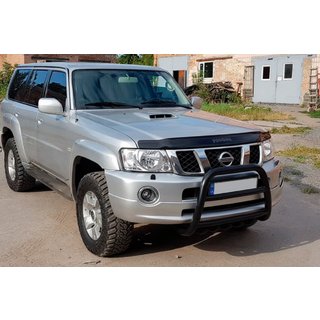 Pałąk Przedni QT007 Czarny (Stal Nierdzewna) Nissan Patrol Y61 1997-2011 zdjęcia 3