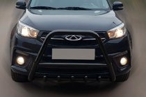 Chery Tiggo 3 2005- Pałąk Przedni WT009 Czarny (Stal Nierdzewna) zdjęcia 1