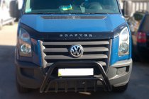 Volkswagen Crafter 2006-2016 Przedni Pałąk WT002 Czarny (Stal Nierdzewna) zdjęcia 2