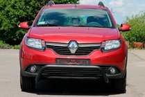 Renault Sandero 2013-2022 Przedni Pałąk WT007 Czarny (Stal Nierdzewna) zdjęcia 1