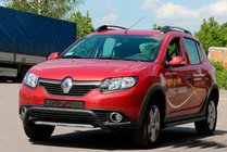 Renault Sandero 2013-2022 Przedni Pałąk WT007 Czarny (Stal Nierdzewna) zdjęcia 2