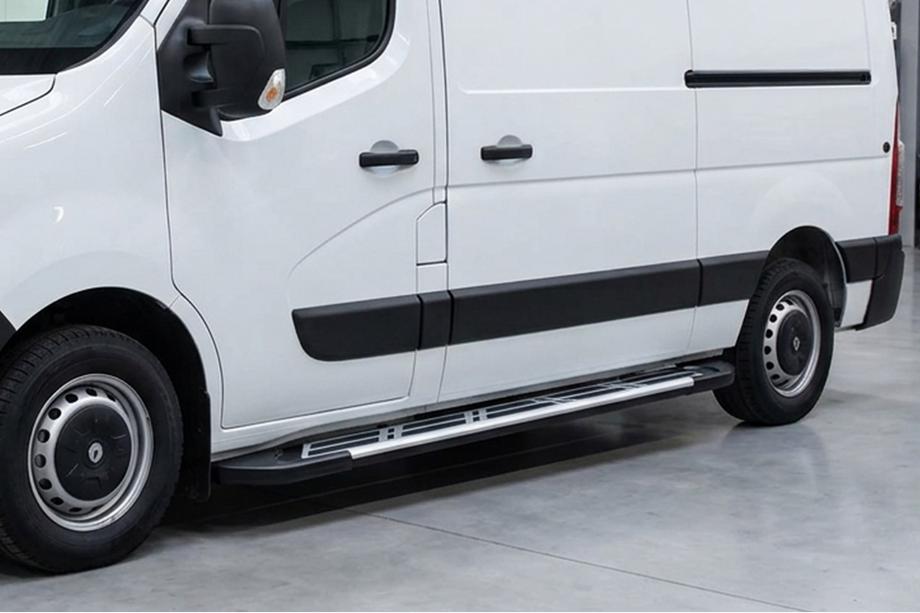 Opel Movano 2010-2021 Progi Boczné Sunrise (2 szt., Aluminium) Image