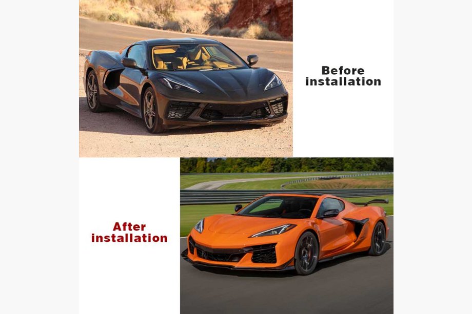 Chevrolet Corvette C8 2019- Zestaw body kit Z06 Image