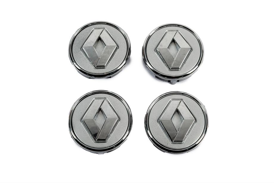 Renault Szare dekielki na felgi z pierścieniem 81568GR (57mm na 49mm, zestaw 4 szt.) Image
