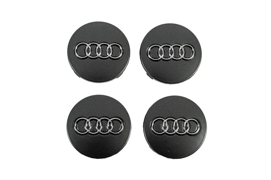 Audi Dekielki na felgi 60/58mm grafit ad5957g (zestaw 4 szt.) Image