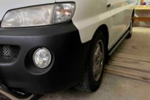 Hyundai H200, H1, Starex 1998-2007 Rury Boczne BB002 Czarny (2 szt., Stal Nierdzewna) zdjęcia 3