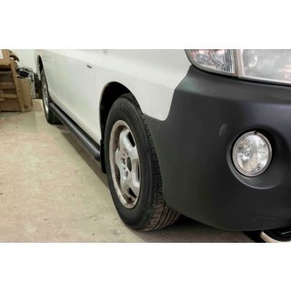 Rury Boczne BB002 Czarny (2 szt., Stal Nierdzewna) Hyundai H200, H1, Starex 1998-2007 zdjęcia 1