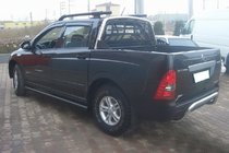 SsangYong Action 2005-2018 Rury Boczne Black (2 szt., stal nierdzewna) zdjęcia 2