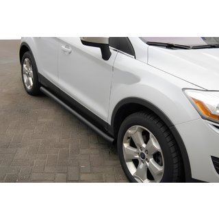 Rury Boczne Black (2 szt., Stal Nierdzewna) Ford Kuga 2008-2013 zdjęcia 1