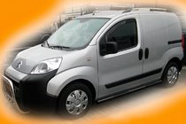 Peugeot Bipper 2008-2017 Rury Boczne Black (2 szt., stal nierdzewna) zdjęcia 1