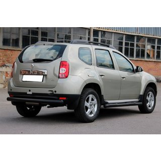 Rury boczne z wstawkami Black (2 szt., stal nierdzewna) Renault Duster 2008–2017 zdjęcia 3