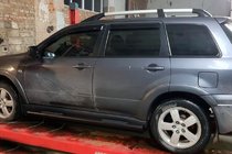 Mitsubishi Outlander 2001-2006 Rury Boczne Black (2 szt., stal nierdzewna) zdjęcia 1