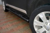 Mitsubishi Outlander 2006-2012 Rury Boczne Black (2 szt., Stal Nierdzewna) zdjęcia 1