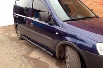 Opel Combo 2002–2012 Rury Boczne Black (2 szt., Stal Nierdzewna) zdjęcia 2