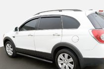 Opel Antara 2006-2017 Rury Boczne Black (2 szt., Stal Nierdzewna) zdjęcia 1