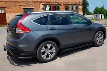 Honda CRV 2012-2016 Rury Boczne BB002 Czarny (2 szt., Stal Nierdzewna) zdjęcia 4