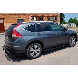 Rury Boczne BB002 Czarny (2 szt., Stal Nierdzewna) Honda CRV 2012-2016 zdjęcia 4