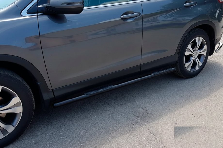 Honda CRV 2012-2016 Rury Boczne BB002 Czarny (2 szt., Stal Nierdzewna) Image