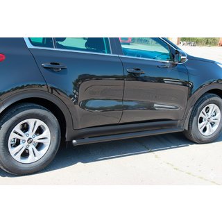 Rury Boczne BB001 Czarny (2 szt., Stal Nierdzewna) Kia Sportage 2015-2021 zdjęcia 1
