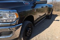 Dodge RAM (DR/DH/D1/DC/DM) 2002–2009 Standardowe Rury Bocz­ne Black (2 szt., Stal Nierdzewna) zdjęcia 3