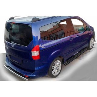 Rury Boczne Black (2 szt., stal nierdzewna) Ford Courier 2014-2023 zdjęcia 1