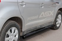 Mitsubishi Eclipse Cross 2017- Rury Boczne BB002 Czarny (2 szt., Stal Nierdzewna) zdjęcia 1