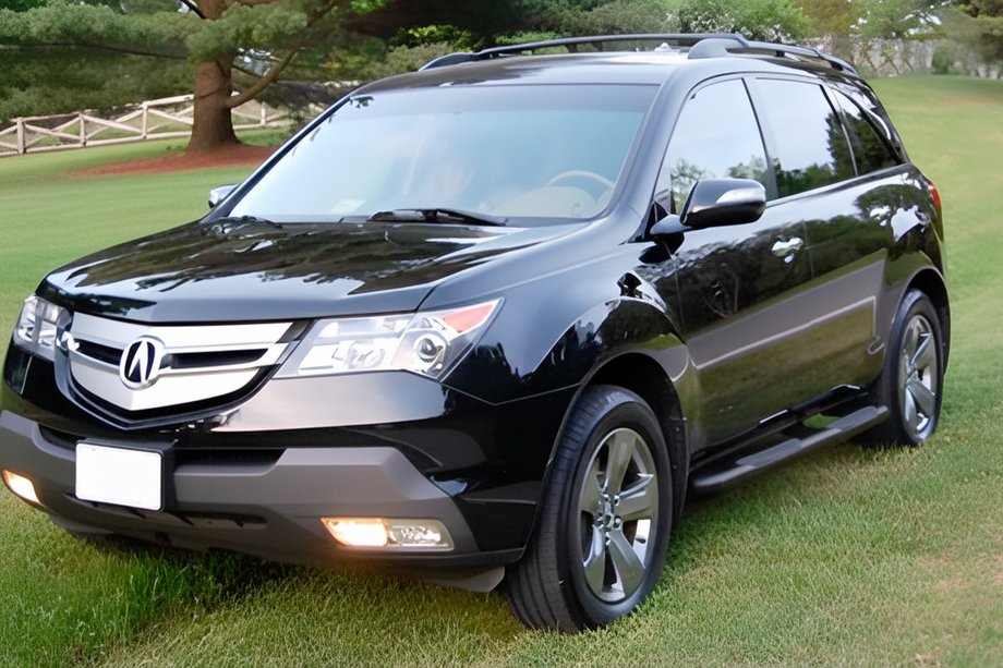 Acura MDX 2007-2013 Rury Boczne Black (2 szt, Stal Nierdzewna) Image