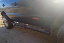 Chevrolet Niva 1998-2020 Rury Boczne Black (2 szt, Stal Nierdzewna) zdjęcia 2