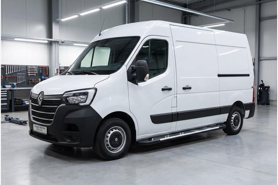 Renault Master 2011-2023 Progi Boczné Sunrise (2 szt., Aluminium) Image
