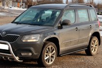 Skoda Yeti 2009-2017 Rury Boczne Black (2 szt., stal nierdzewna) zdjęcia 2
