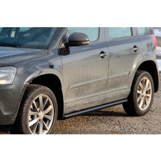 Rury Boczne Black (2 szt., stal nierdzewna) Skoda Yeti 2009-2017 zdjęcia 1