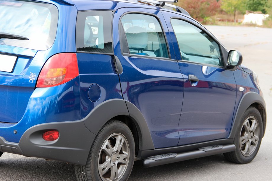 Chery Beat 2009-2015 Rury Boczne Black (2 szt., Stal Nierdzewna) Image