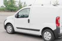 Peugeot Bipper 2008-2017 Rury Boczne Ø60 Czarne (2 szt., Stal Nierdzewna) zdjęcia 1
