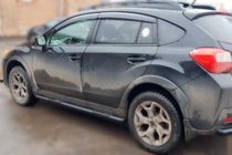 Subaru XV 2011-2017 Rury Boczne BB002 Czarny (2 szt., Stal Nierdzewna) zdjęcia 3