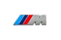 BMW Emblemat M 85mm x 30mm (Stal Nierdzewna) zdjęcia 1