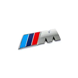 Emblemat M 85mm x 30mm (Stal Nierdzewna) zdjęcia 3