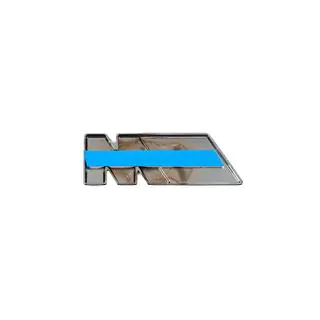 Emblemat M 85mm x 30mm (Stal Nierdzewna) zdjęcia 4