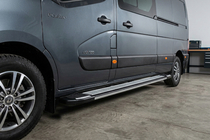 Renault Master 2011-2023 Progi Boczné Rainbow (2 szt., Aluminium) Długa Baza zdjęcia 1