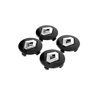 Czarna zaślepka felgi 5650v1 (56mm na 50mm, zestaw 4 szt.) zdjęcia 2