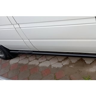 Rury Boczne Black (2 szt., Stal Nierdzewna) Mercedes Sprinter W901/902/903/904/905 1995–2006 zdjęcia 3
